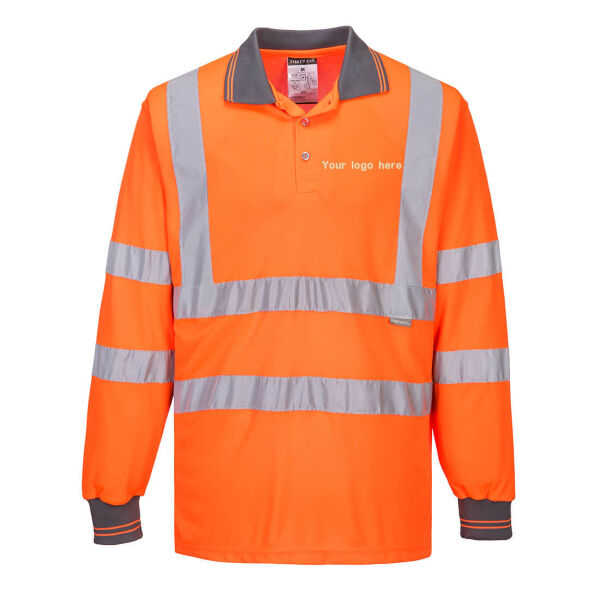S277 Hi Vis Poloshirt Long Sleeve Thumbnail
